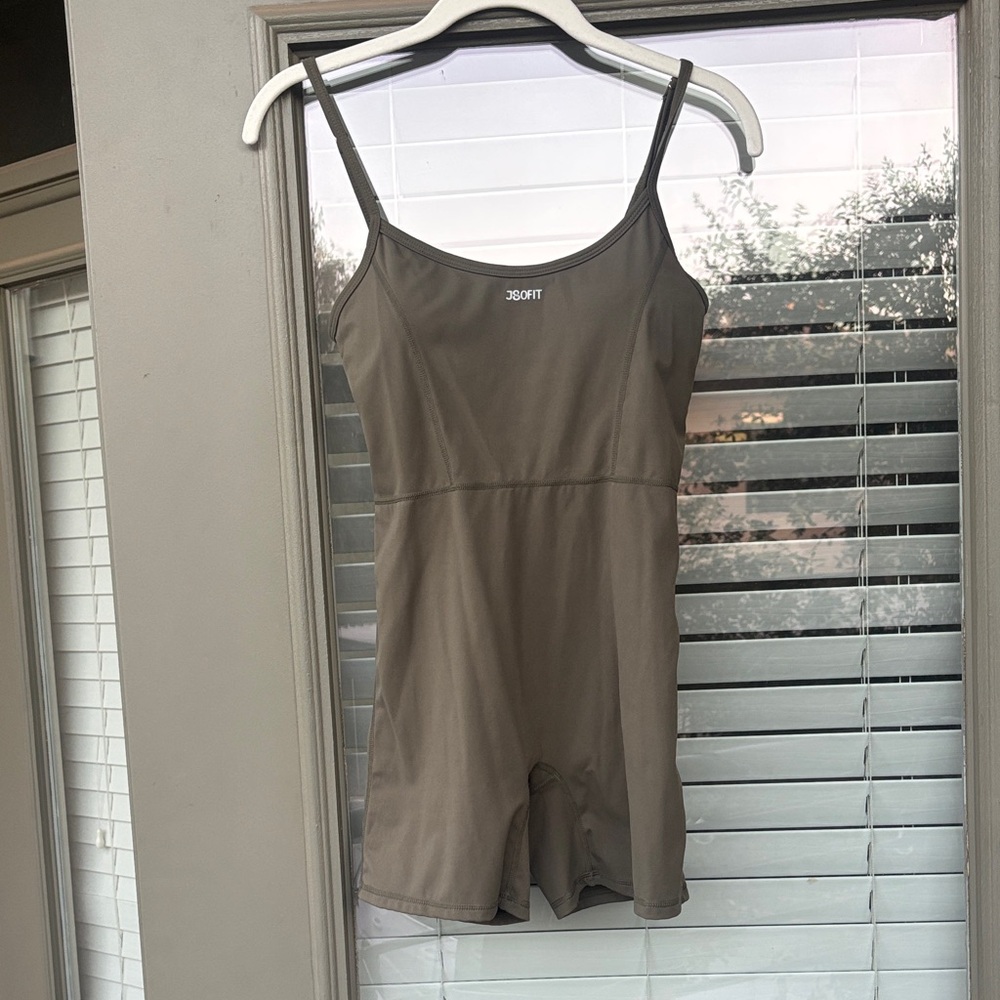 J8fit Khaki Athletic Romper